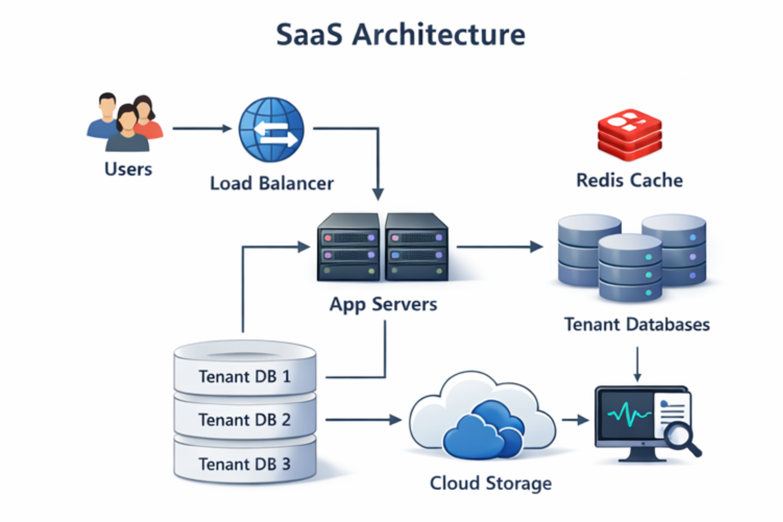 SaaS Architecture Diagram